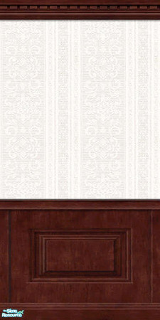 Sims 2 — Silken Elegance Walls - White - 12 by elektra274 — 12 of 12 coordinated wallpapers. Matching floors are also