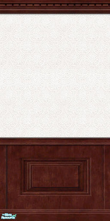 Sims 2 — Silken Elegance Walls - White - 10 by elektra274 — 10 of 12 coordinated wallpapers. Matching floors are also
