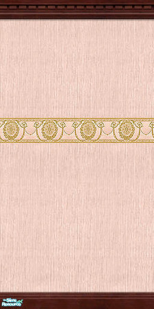 Sims 2 — Silken Elegance Walls - Peach - 08 by elektra274 — 8 of 11 coordinated wallpapers. Matching floors are also