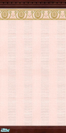 Sims 2 — Silken Elegance Walls - Peach - 06 by elektra274 — 6 of 11 coordinated wallpapers. Matching floors are also