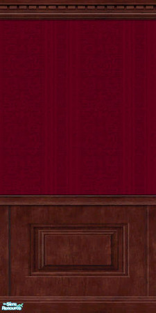 Sims 2 — Silken Elegance Walls - Red - 11 by elektra274 — 11 of 11 coordinated wallpapers. Matching floors are also