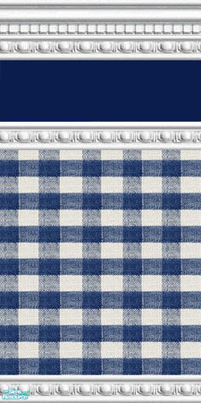 Sims 2 — jsf2NavyCheckDuo by jsf — From jsf Designs exclusively for TSR. Matching carpet available. Please to not clone