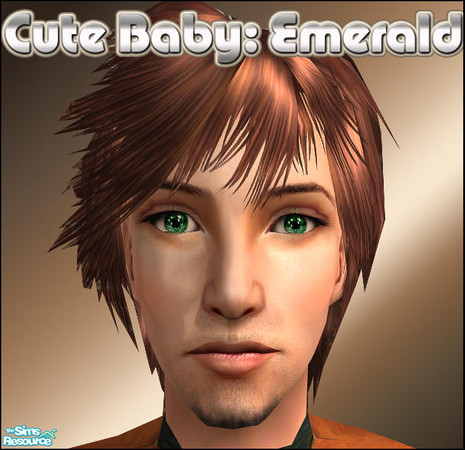 Sims 2 — Cute Baby: Emerald by Lady Darkfire — Cute Baby eyes designed for an adorable factor in a set of four unique eye
