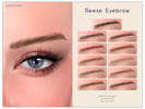 Sims 4 — LMCS Reese Eyebrow by Lisaminicatsims — -Eyebrow category -HQ comatble -22 swatches