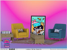 Sims 4 — Lindsay Retro Objects by Onyxium — Onyxium@TSR Design Workshop Living Room Collection - Belong To The 2025 Year
