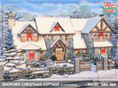 Sims 4 — Snowden Christmas Cottage (NO CC) by xogerardine — Merry Christmas and Happy Holidays! I hope you're all having