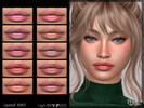 Sims 4 — Lipstick N265 by Layla — Female Glossy Lipstick Previews were made using HQ Mod