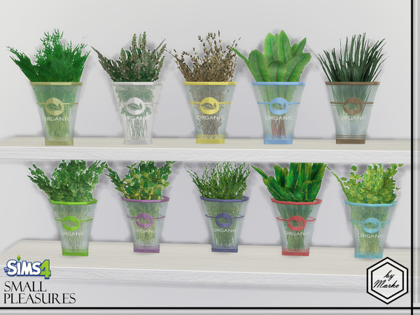 Sims 4 — Organic greens . Decor (market) by Marko_An — Organic greens for the supermarket or kitchen decor. 10 types