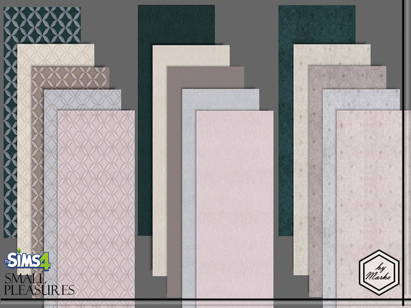 Sims 4 — Textured, rough wallpaper by Marko_An — The wallpaper has a rough, realistic texture