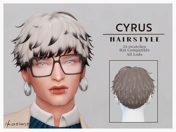 Sims 4 — [iko] Acc ombre overlay (L eyebrow)_TSR by iko-sims — - New mesh by me