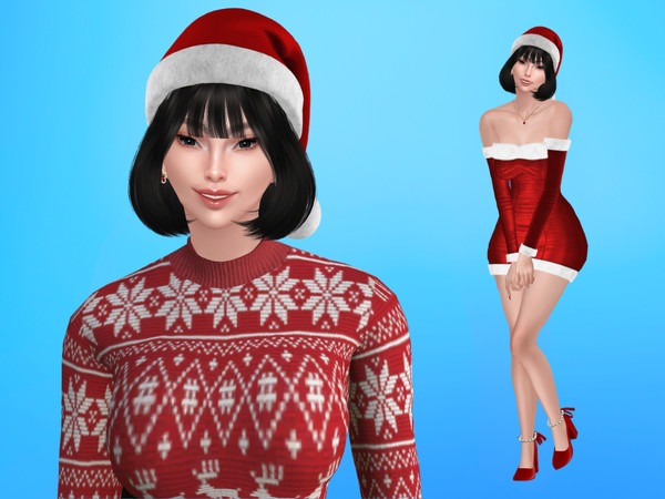Sims 4 — Mercedes Le by Alex_Chau — Please download all file needed( In REQUIRED TAB). If you want the Slider files, feel