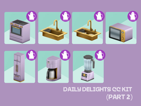 Sims 4 — Lived-In Kitchen Sink| simspancake Daily Delights CC Kit by simspancake_cc — This is part of a set that will be