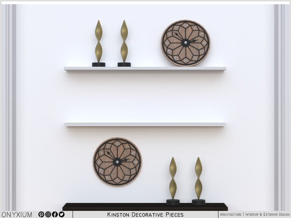 Sims 3 — Kinston Decorative Pieces by Onyxium — Onyxium@TSR Design Workshop Decoration Collection - Belong To The 2025