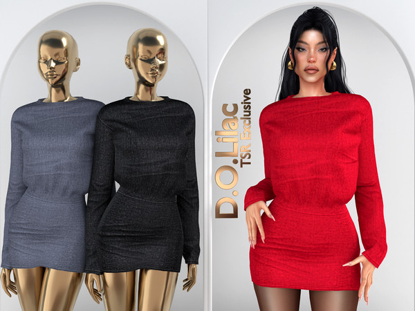 Sims 4 — Casual Cool Set 119 Bottom 2091 by DOLilac — Includes: (Top + Bottom)