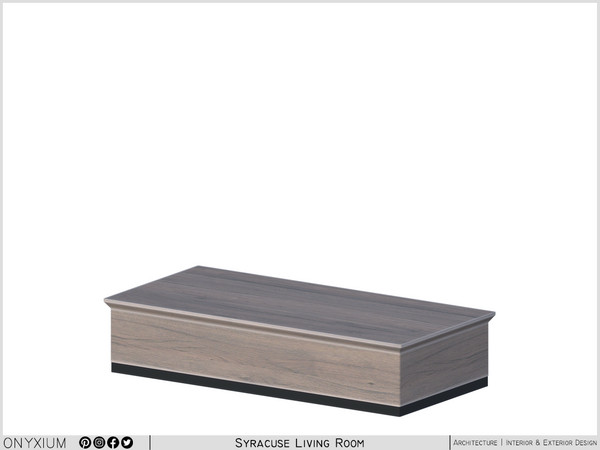 Sims 4 — Syracuse Coffee Table by Onyxium — Onyxium@TSR Design Workshop Living Room Collection - Belong To The 2025 Year