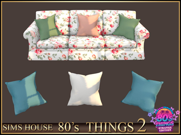 Sims 4 — Sims House SOFA CUSHIONS | 80's Things 2 by Sims_House — 80's Things 2