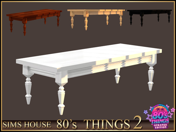 Sims 4 — Sims House COFFEE TABLE | 80's Things 2 by Sims_House — 80's Things 2