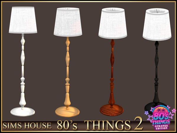 Sims 4 — Sims House FLOOR LAMP | 80's Things 2 by Sims_House — 80's Things 2