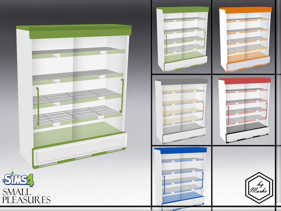 The Sims Resource | [MarkoTS4] Retail counter set (market) Rack 09
