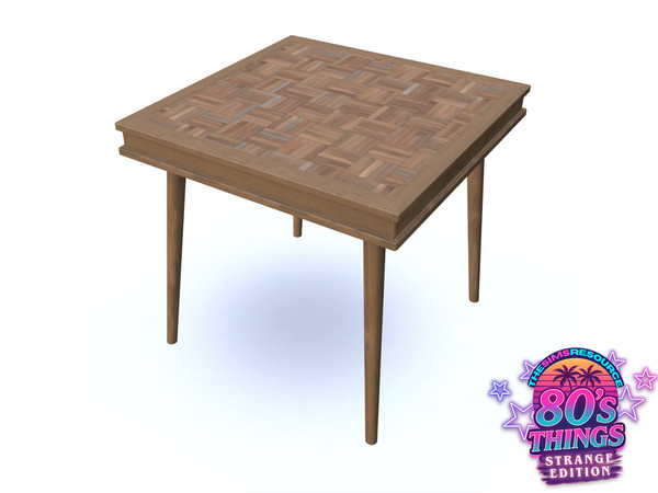 Sims 4 — Comiko_Stranger_Things_Table by Comiko — 80s Things Stranger Edition Set is base game compatible and consist of