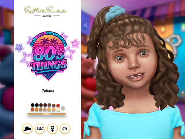 Sims 4 — SHS_Tatiana_ChildHair by sehablasimlish — Hope you like it and enjoy it. Maxis Match