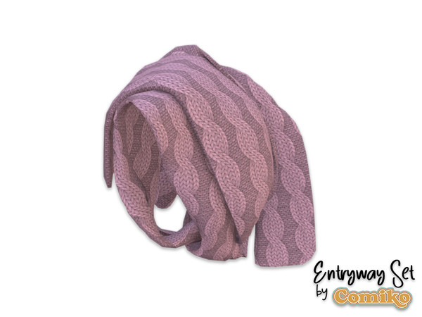 Sims 4 — Comiko Entryway Scalf | Entryway Room by Comiko — Part 1 - Entryway Set is base game compatible and consist of 7