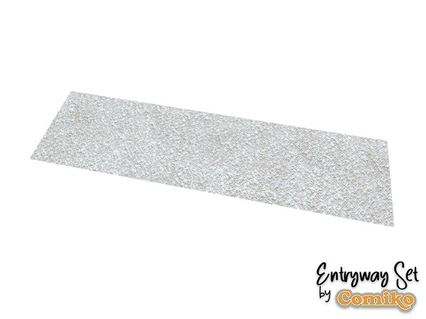 Sims 4 — Comiko Entryway Rug| Entryway Room by Comiko — Part 2 - Entryway Set is base game compatible and consist of 7