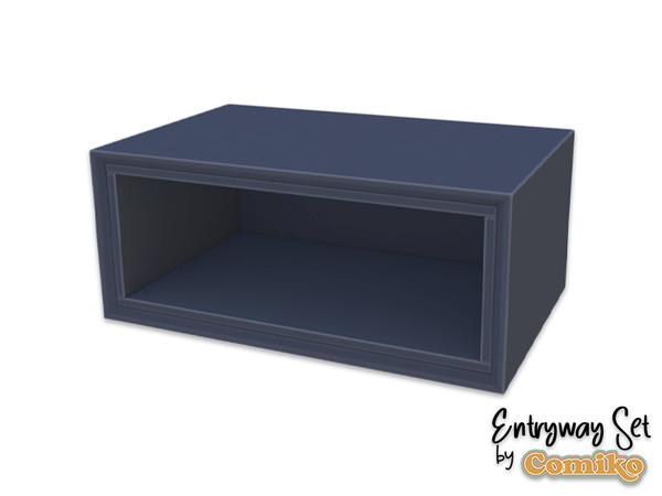 Sims 4 — Comiko Entryway Top Cabinet v1 | Entryway Room by Comiko — Part 3 - Entryway Set is base game compatible and