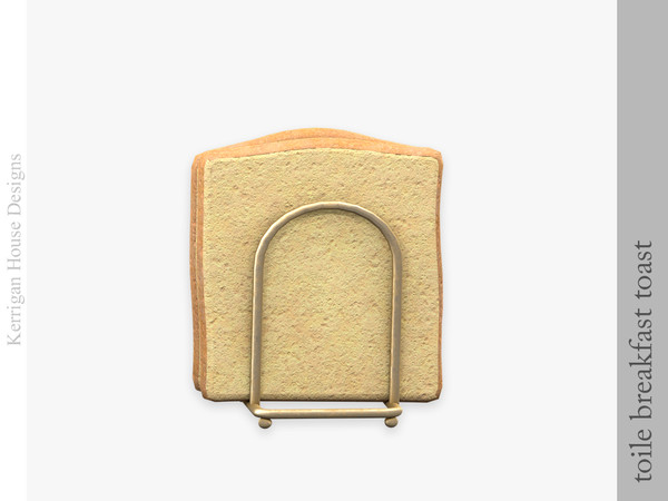 Sims 4 — Toile Breakfast Toast by kerriganhouse — An elegant Toile de Jouy theme breakfast set.