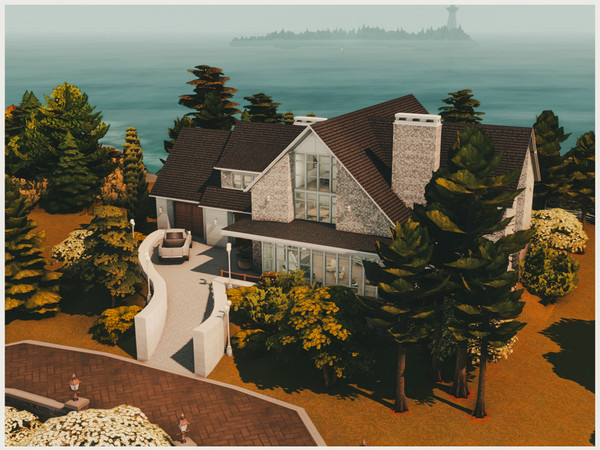 Sims 4 — MM. Ocean Hill Villa by Merin_Martini — My Sims 4 lots some are inspired from random pictures that I found on