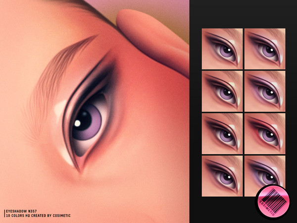 Sims 4 — MM Sheen Blur Eyeshadow N357 by cosimetic — Sheen Blur Eyeshadow N357 offers a glossy, softly diffused finish