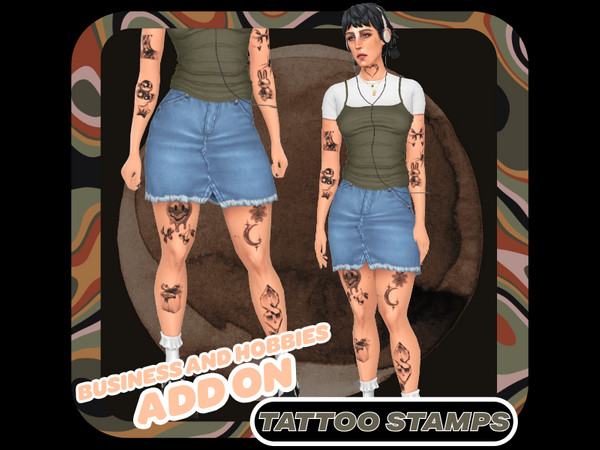 Sims 4 — angophorasims_TS_CHROME_gift by angophorasims — Here is the info you need to know: -15 stamps in total. -They do