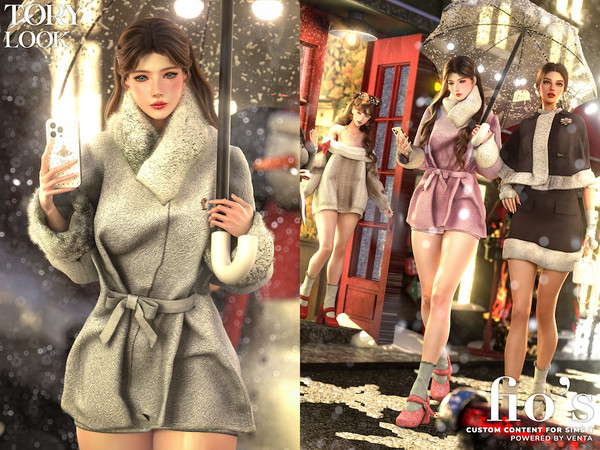 Sims 4 — Fio's - Tory Skirt by VentaStudio — Tory Top