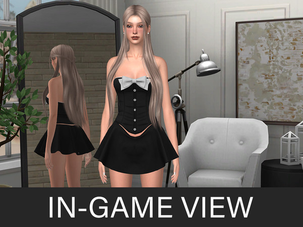 Sims 4 — By Beto - Laure (Top) by Beto_ae0 — Sexy and alternative corset outfit, enjoy!