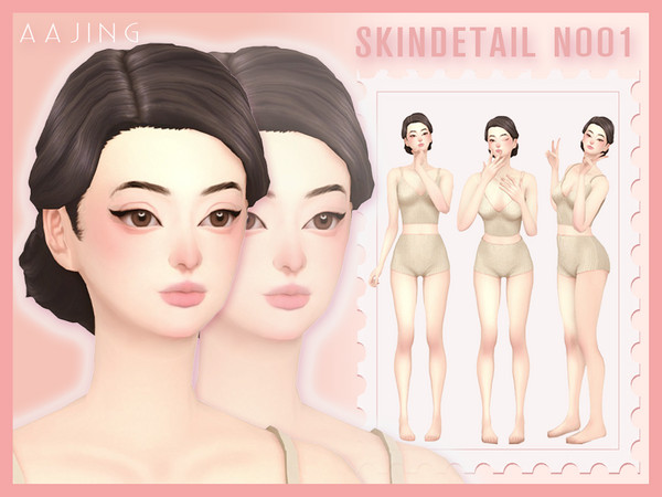 Sims 4 — [aajing]Skindetail _N001 by ajing_03 — Asian skindetail
