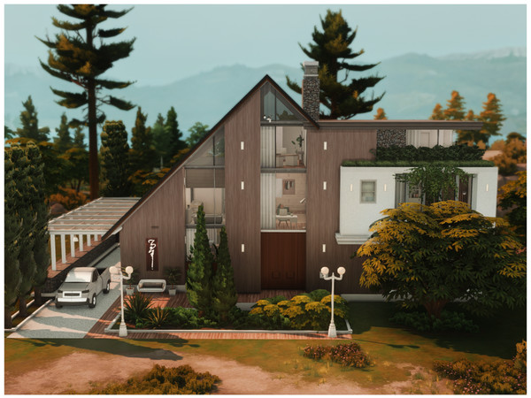 Sims 4 — MM. Modern Villa 8 by Merin_Martini — My Sims 4 lots some are inspired from random pictures that I found on the