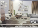Sims 4 — Low Silence Living Room by Simenapule — Low Silence Living Room is a modern living room set with soft shapes,