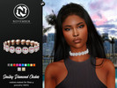 Sims 4 — November - Smiley Diamond Choker (Patreon Exclusive) by VentaStudio — Smiley Diamond Choker 20 Swatches