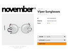 Sims 4 — November - Viper Sunglasses (Patreon Exclusive) by VentaStudio — 2 Swatches