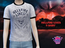 Sims 4 — [80's Things] Hellfire Lives T-shirt by thaisherrera — Just watched Stranger Things finale and Dustin's speech