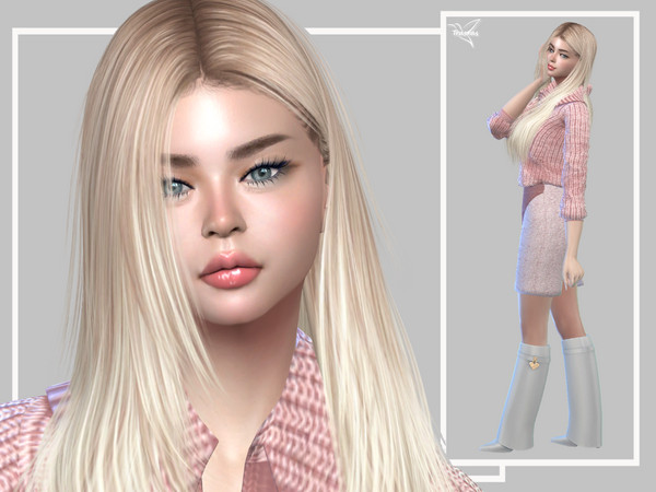 Sims 4 — Prudence Perrec by _TRASRAS — Go to Required tab to upload necessary CC, if you want your sim same as pictures.