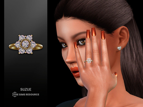 Sims 4 — Essence Ring by Suzue — New Mesh (Suzue)