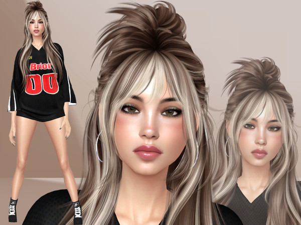 Sims 4 — Ha-Na Lin by grinchk7 — If you want the Sim to look the same as in the pictures you need to download all the CC