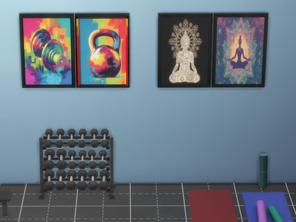 Sims 4 — Manifesting Gains 2 by Emogeekular — Struggling with gym motivation but thriving in retail therapy? We have good