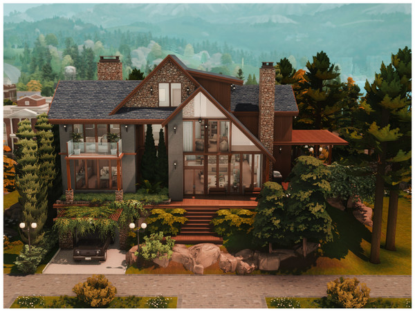 Sims 4 — MM. Modern Villa 9 by Merin_Martini — My Sims 4 lots some are inspired from random pictures that I found on the