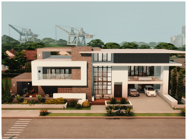 Sims 4 — MM. Modern House 138 by Merin_Martini — My Sims 4 lots some are inspired from random pictures that I found on