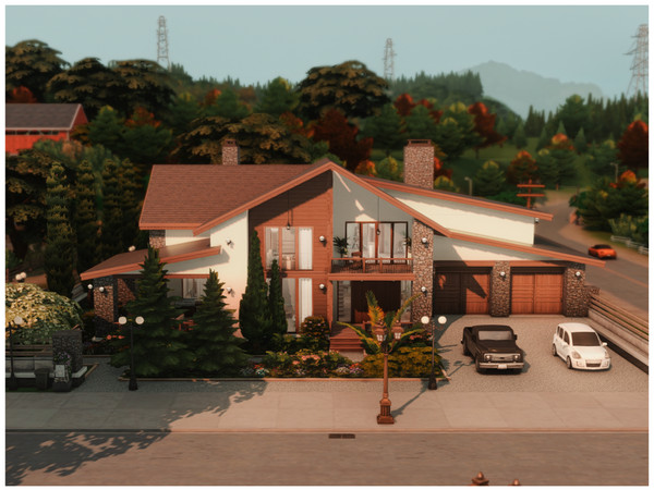 Sims 4 — MM. Modern Villa 10 by Merin_Martini — My Sims 4 lots some are inspired from random pictures that I found on the
