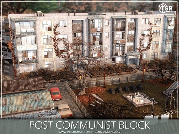 Sims 4 — Post Communist Block by MychQQQ — Lot: 50x50