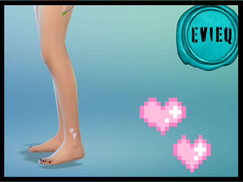 Sims Pixel The Sims Resource | Pixel Art Ankle Tattoo