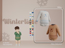 Sims 4 — Wafaa sweater plus cotton short for infants by MissValentine142 — 24 Shades